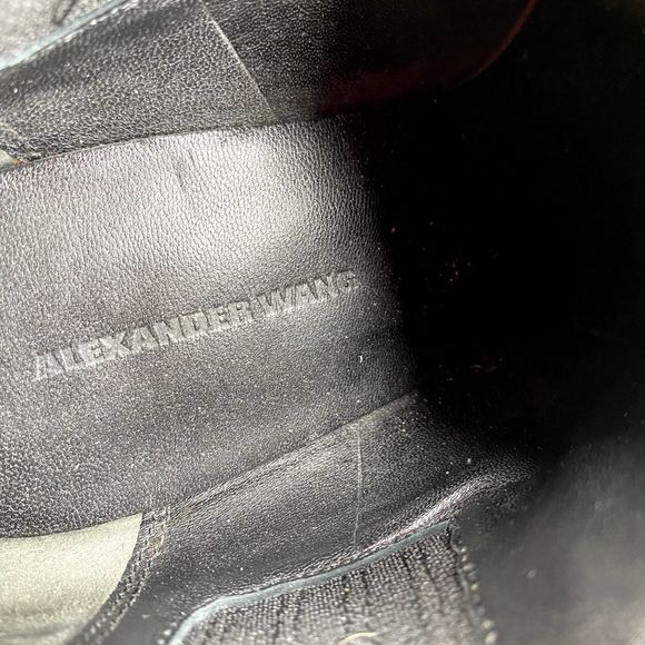 Alexander Wang Shoes Adult EU 35/ US 5 Tan Leather Kori Rose Gold Ankle Boots - Picture 13 of 13